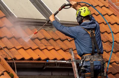Démoussage et hydrofuge de toiture à Lhéry